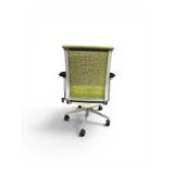 Steelcase Think V2 office chair in Green with a chrome frame $1100 retail