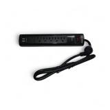 Lot of Four 8-Outlet Surge Protector 1200 Jules/ 4ft Cord/ Two 2.4A USB