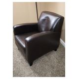 Brown Leather Armchair