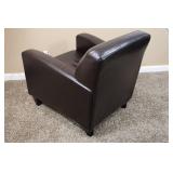Brown Leather Armchair