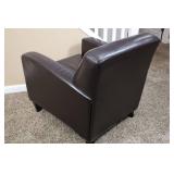 Brown Leather Armchair