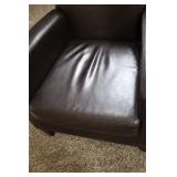 Brown Leather Armchair