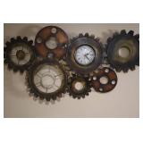 Metal Gears Wall Clock