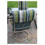 Patio Dining Set With Table, 4 Chairs & Umbrella