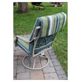Patio Dining Set With Table, 4 Chairs & Umbrella
