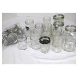 Mason Jar Mixed Lot With Lids