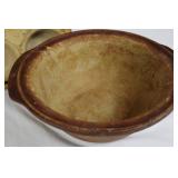 Pampered Chef Stoneware Muffin Pan & Batter Bowl