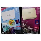 Avery Mailing Labels & Office Supplies Mixed Lot