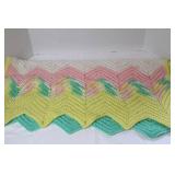 Hand Made Crochet Afghan by Norma Leeton