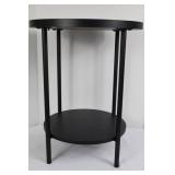 Modern Two-tier Round Table 18" Round