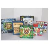 Mixed Puzzle Lot - Ravensburger, Oceania, Duluth Alphabet, Cra-Z-Art & More