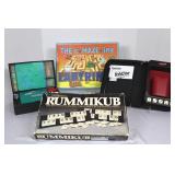 Vintage Board Game Lot - Battleship, Rummikub, Labyrinth & Yahtzee