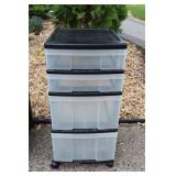 Plastic Drawer Storage Towers (Lot of 2)