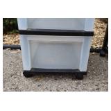 Plastic Drawer Storage Towers (Lot of 2)