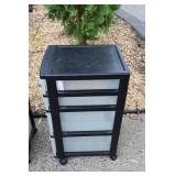 Plastic Drawer Storage Towers (Lot of 2)