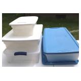 Sterilite Plastic Storage Boxes