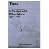 Titan 11980 5 Ton Hydraulic Cable Crimper Kit