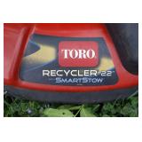 Toro Recycler 22" SmartStow Lawn Mower 163cc 7.25 Ft-Lbs With Bagger