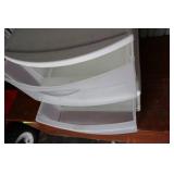 Plastic Storage Bins (Lot of 2)