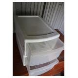 Plastic Storage Bins (Lot of 2)
