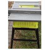 Ryobi 10" 15A Table Saw with Rip Fence & Accessories