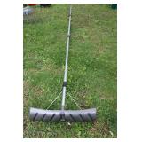 Snow Pusher With Telescoping Handle