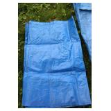 Tarps With Storage Box (Lot of 6)
