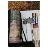 Coleman Camp Cooker, Tent, Sleeping Bags & Marshmallow Sticks Mixed Lot