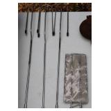Coleman 14x14 3 Room Dome Tent & BBQ Campfire Tools Mixed Lot