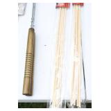 Coleman 14x14 3 Room Dome Tent & BBQ Campfire Tools Mixed Lot