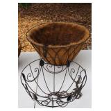 Metal Hanging Baskets (Lot of 6)