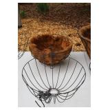 Metal Hanging Baskets (Lot of 6)