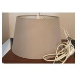 Gray Drum Hanging Lamp