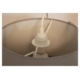 Gray Drum Hanging Lamp