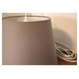 Gray Drum Hanging Lamp