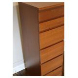 6-Drawer Wood Dresser with Lift Top and Mirror