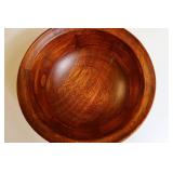 Hand-Carved Wooden Bowl