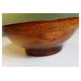 Hand-Carved Wooden Bowl