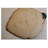 Leaf Shaped Glazed Ceramic Dish