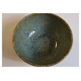 Handmade Ceramic Bowl Blue Speckled Glaze