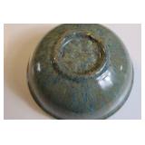 Handmade Ceramic Bowl Blue Speckled Glaze