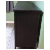Modern Black 8-Drawer Dresser