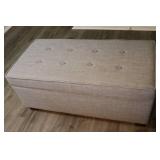 Upholstered Storage Ottoman Bench