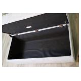 Upholstered Storage Ottoman Bench
