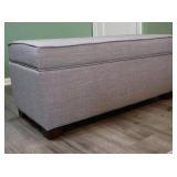 Upholstered Storage Ottoman Bench
