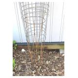 Plant Stakes Set of 5 Wire Garden Supports