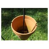 Butterfly Double Hanging Planter Stand With 2 Pots