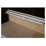 Metal Work Bench with Pegboard