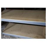 Metal Work Bench with Pegboard