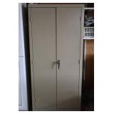 Metal Storage Cabinet 4 Shelves 65.5 X 30 X 15 in